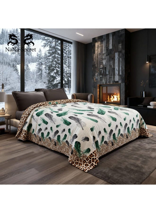 بطانية تدفئة سرير كبير  حفر ليزر مقاس 220*210سم - Image 1