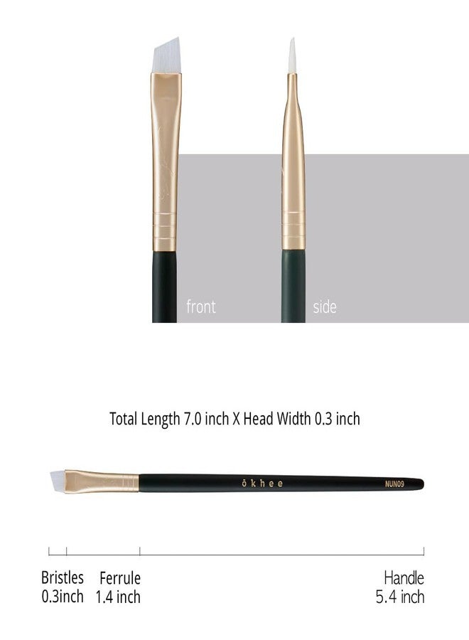 SOO ADOR okhee Eye Brow Brush NUN09 – Professional Korean Makeup Brush for Natural Brow Shaping, Precision Filling & Base Brow Definition - Image 4