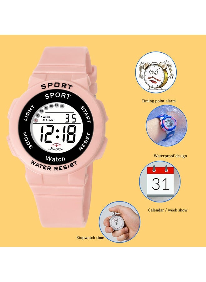 Kids Multifunction Sports Water Resistant Digital Watch Multicolour - Image 2
