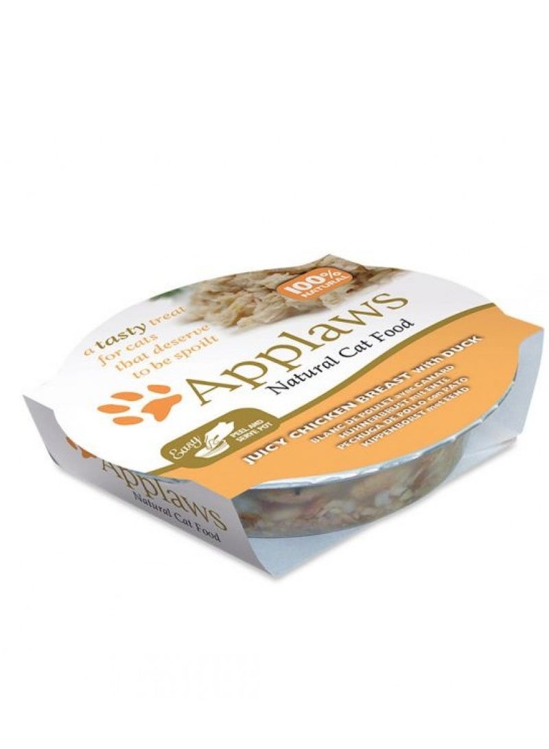 آبلاوس أبلوز دجاج مع بطة وقط - علبة بلاستيكية - علبة ١٠*٦٠ غرام - Image 3