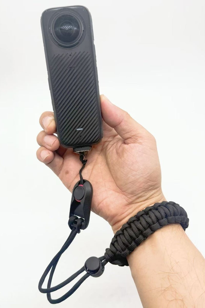 GoPro, DJI, Insta360, DSLR Cameras, Action Cameras, 1/4-Inch Screw Anti-Loss Wrist Strap, Woven Wristband - Image 3