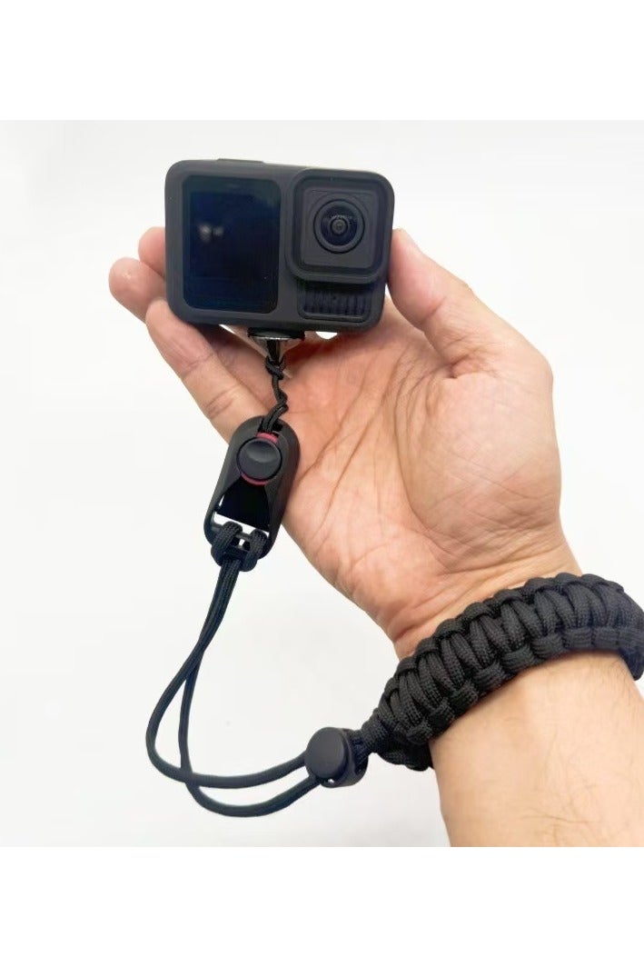 GoPro, DJI, Insta360, DSLR Cameras, Action Cameras, 1/4-Inch Screw Anti-Loss Wrist Strap, Woven Wristband - Image 4