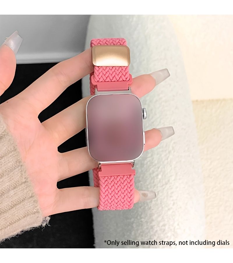 Replacement Woven Nylon Magnetic Watch Strap For Huawei Fit 4 Pro Fit4 Fit3 Official Rainbow Color Smart Sports Bracelet Wristband Male Female Student Style - Image 5