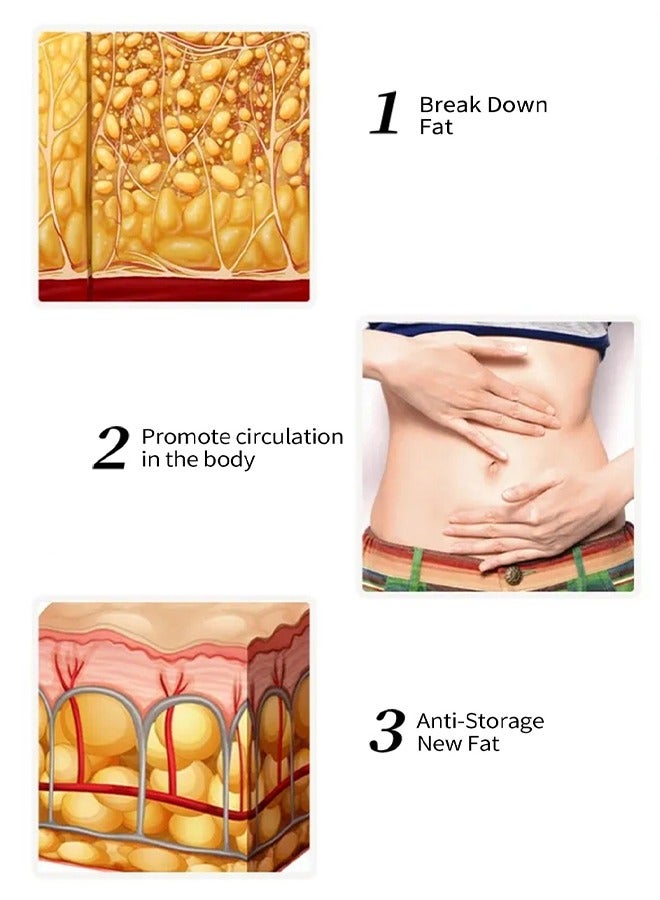 RtopR Mango Slimming Body Cream, Hot Cream Cellulite Cream Body Shape Cream Slimming Weight Loss Cream Fat Burner Massage Cream Muscle Relaxation Cream Home Portable - Image 5