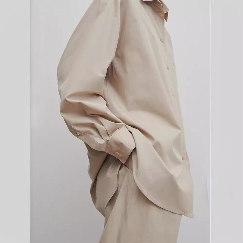 Casual Cotton Shirt Women 2024 Spring Autumn Long Sleeve Pants - Image 5
