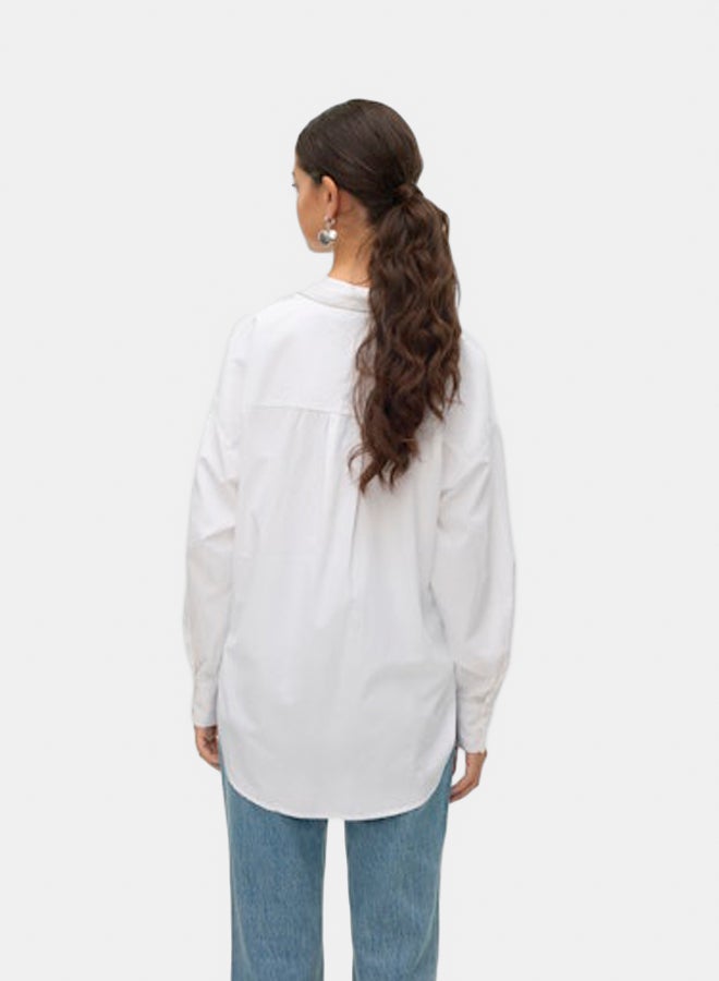 VERO MODA Womens Fanni Longsleeve Shirt - Image 5
