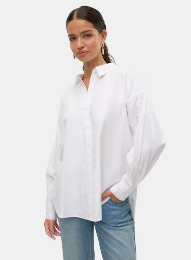 VERO MODA Womens Fanni Longsleeve Shirt - Image 3