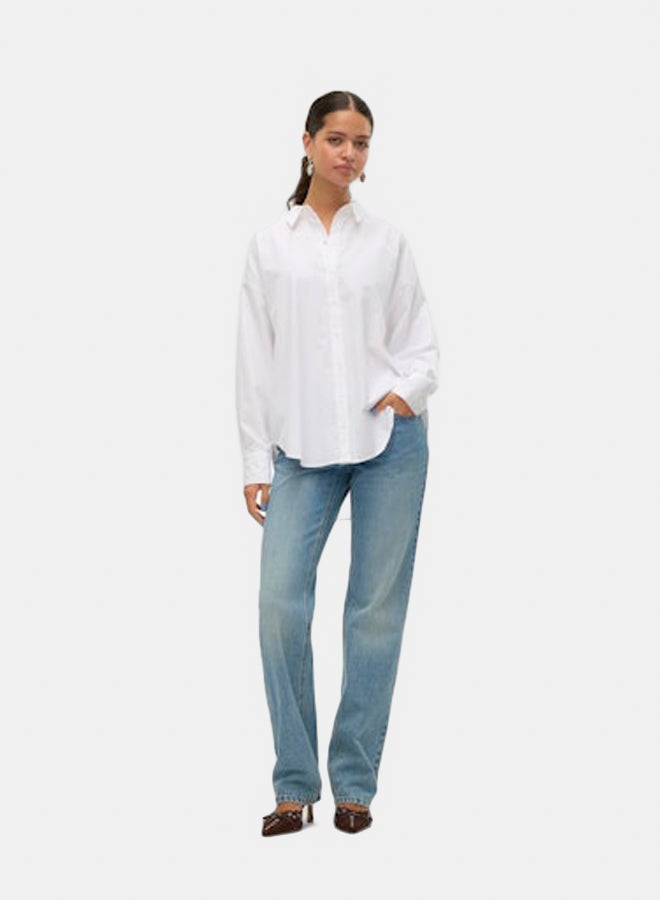 VERO MODA Womens Fanni Longsleeve Shirt - Image 1