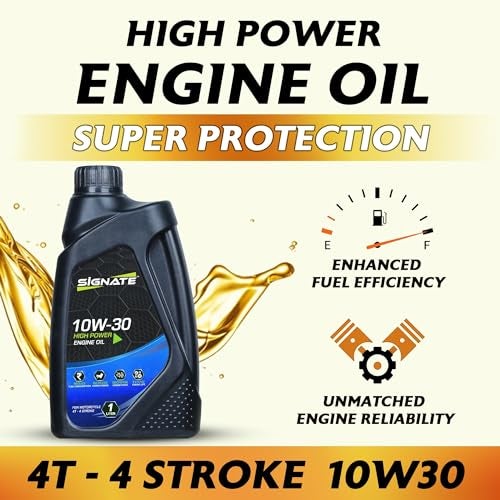 Signate 10W30 4T Scooter Engine Oil 1L | Maximum Gear Protection & Power Formula For High Performance (Pack of 2) - Image 2