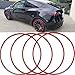 DREAMOTOR Wheel Rim Protector Set of 4 19 Inch Alloy Rim Guards for Car Rims Compatible with Tesla Model Y 3 Honda CRV Toyota Camry Ford Mustang MachE Nissan Hyundai Audi A4 A6 Mazda CX90 Lexus RX - Image 2