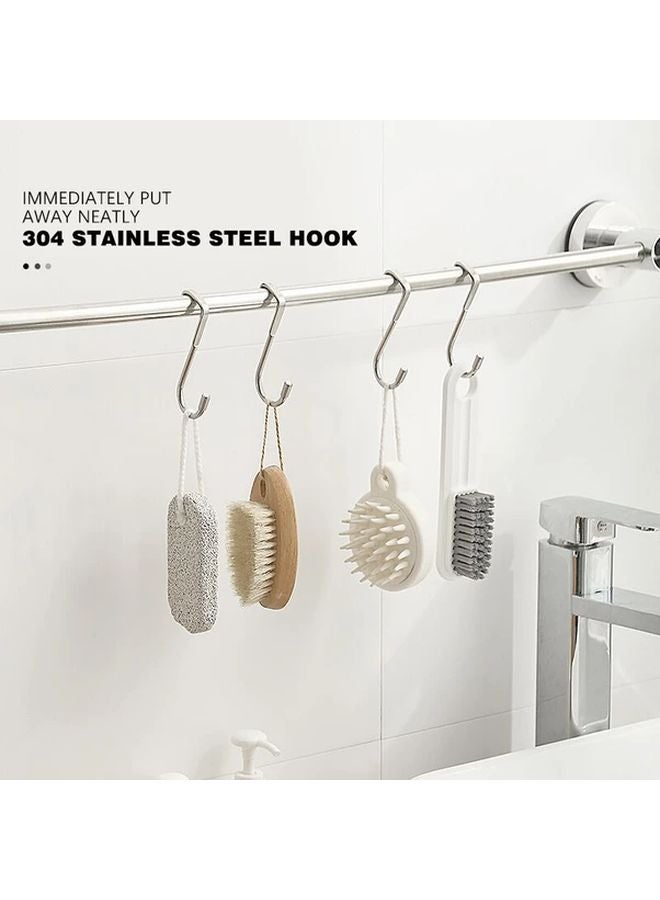 Black Stainless Steel S Hook Double Hanger for Kitchen Bathroom Cabinet Door Towel Storage - Image 5