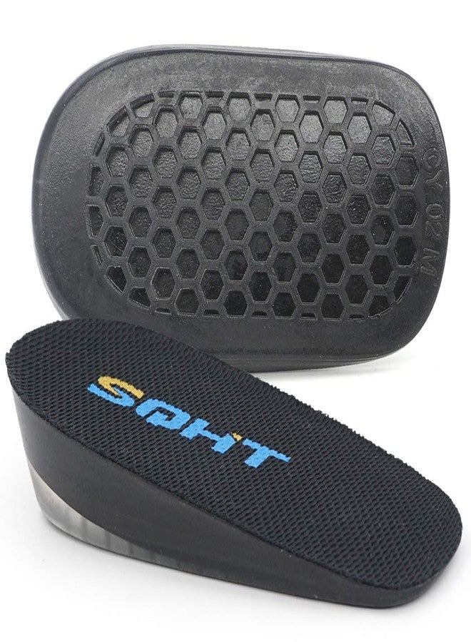 SQHT's Height Increase Insole - Gel Heel Shoe Lift Inserts, Achilles Tendon Cushion for Men and Women (Large (1" Height)) - Image 1