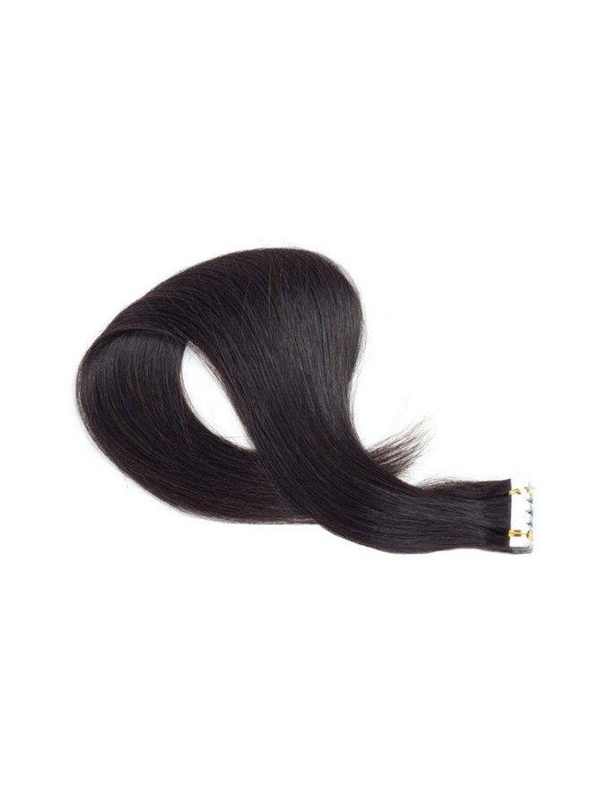 Lurrose Black Tape Womens Wigs Tape In Hair Extensions Human Hair Tape In Black Hair Extensions For Women Invisible Tape Extensions 55Cm Black Duct Tape Brown Duct Tape - Image 1