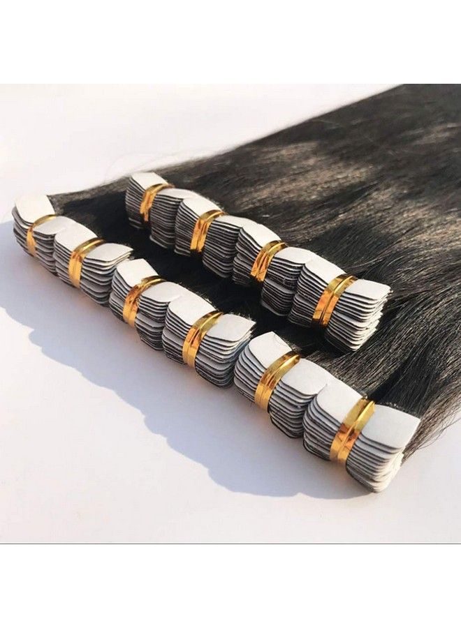 Lurrose Black Tape Womens Wigs Tape In Hair Extensions Human Hair Tape In Black Hair Extensions For Women Invisible Tape Extensions 55Cm Black Duct Tape Brown Duct Tape - Image 5
