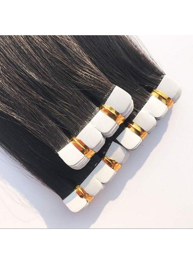 Lurrose Black Tape Womens Wigs Tape In Hair Extensions Human Hair Tape In Black Hair Extensions For Women Invisible Tape Extensions 55Cm Black Duct Tape Brown Duct Tape - Image 4