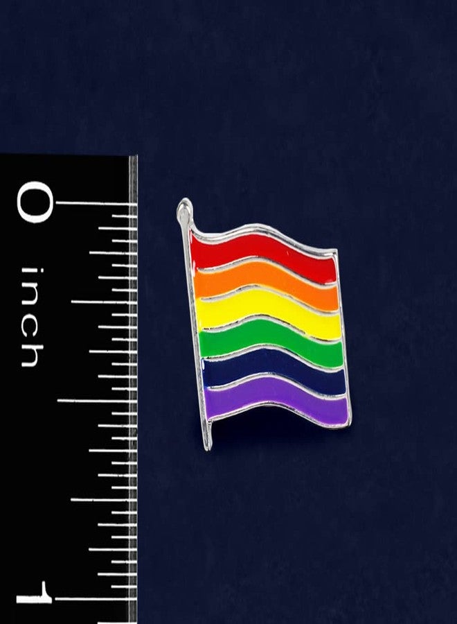 فوندريزينغ فور أ كوز دبوس علم قوس قزح للمثليين والمتحولين جنسيًا - دبوس علم فخر المثليين لمسيرات الفخر، وفعاليات مجتمع الميم، وشهر الفخر، والفعاليات الترويجية، وتقديم الهدايا، والمزيد! (دبوس واحد) - Image 4