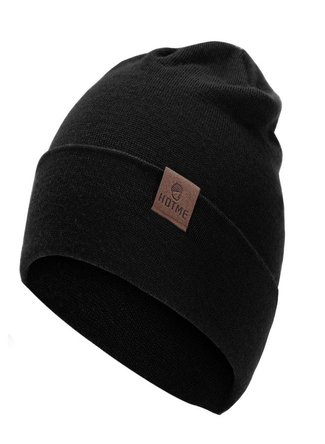 موفوس قبعة شتوية كبيرة الحجم جدًا مصنوعة من صوف ميرينو 100% للرجال والنساء، قبعة شتوية دافئة كبيرة الحجم للرؤوس الكبيرة، قبعة محبوكة مطاطية - Image 1