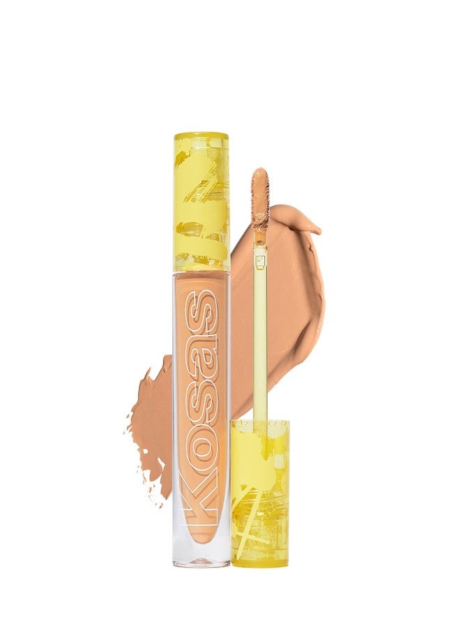 Kosas Revealer Concealer - Medium Coverage Makeup with Hyaluronic Acid, Conceals Dark Circles Under Eyes, Dark Spots and Blemishes + Brightens, Hydrates, Long-Lasting & Vegan, (Tone 6.2 N) - Image 1