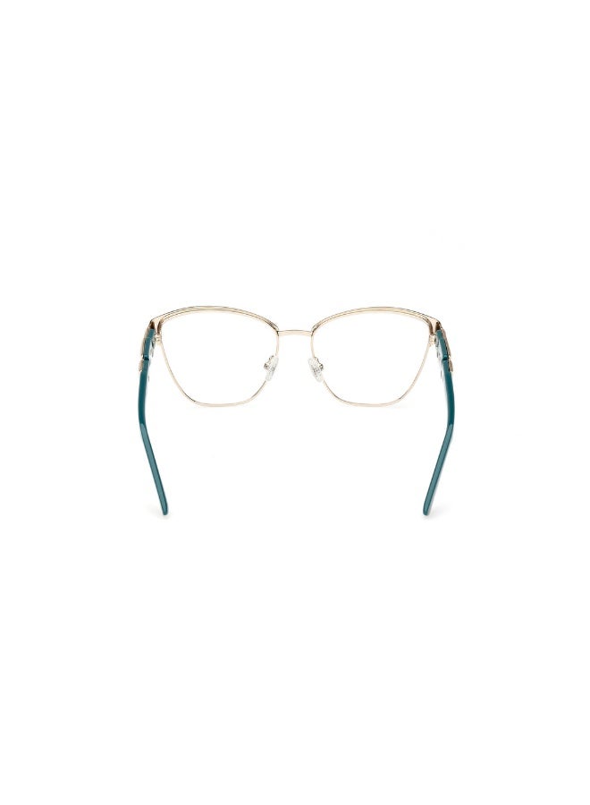 جس نظارة طبية بشكل برولاين للنساء بأذرع بلاستيكية GU2984  مقاس 54 - أخضر داكن - Image 4