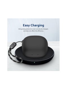 ماركة غير محددة غطاء جراب Anker Soundcore Life P3 سيليكون محمول مقاوم للخدش ومقاوم للصدمات مع حلقة تسلق (أسود)  - Image 2