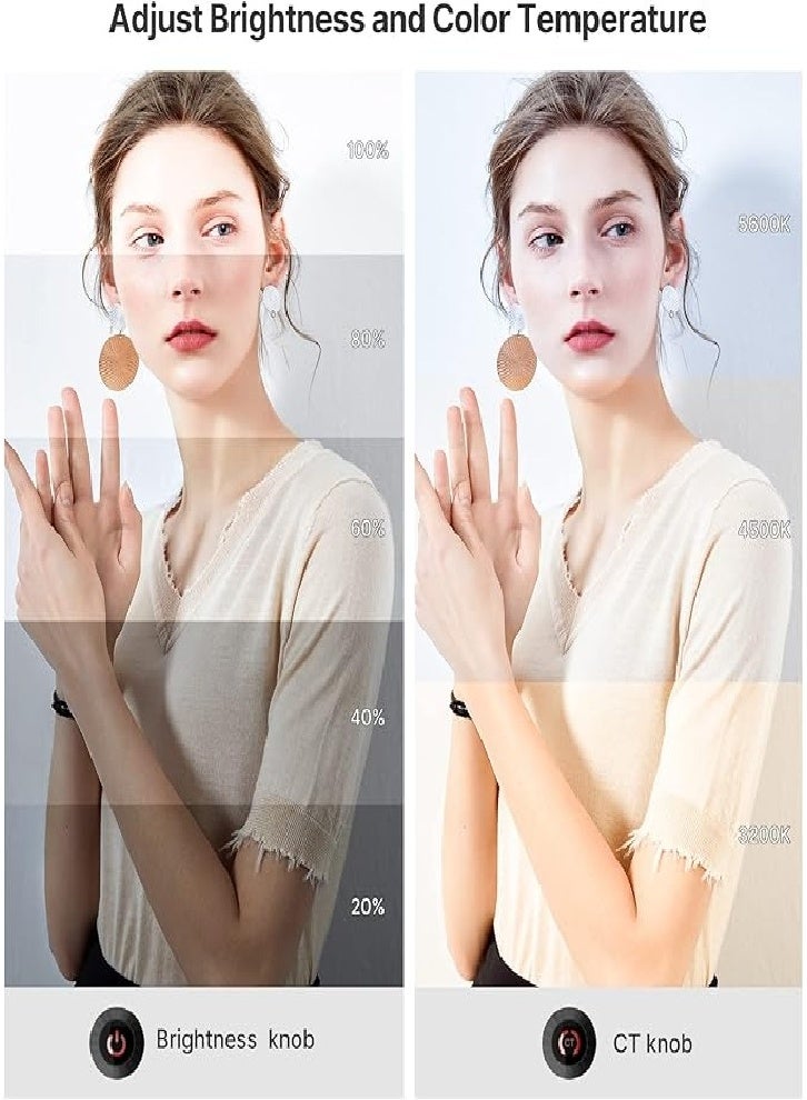 Ulanzi New video light, camera light strip, battery two colors can be lit 3200K-5600K, portable photo lighting panel, suitable for YouTube digital SLR camera vlog (black) - Image 2