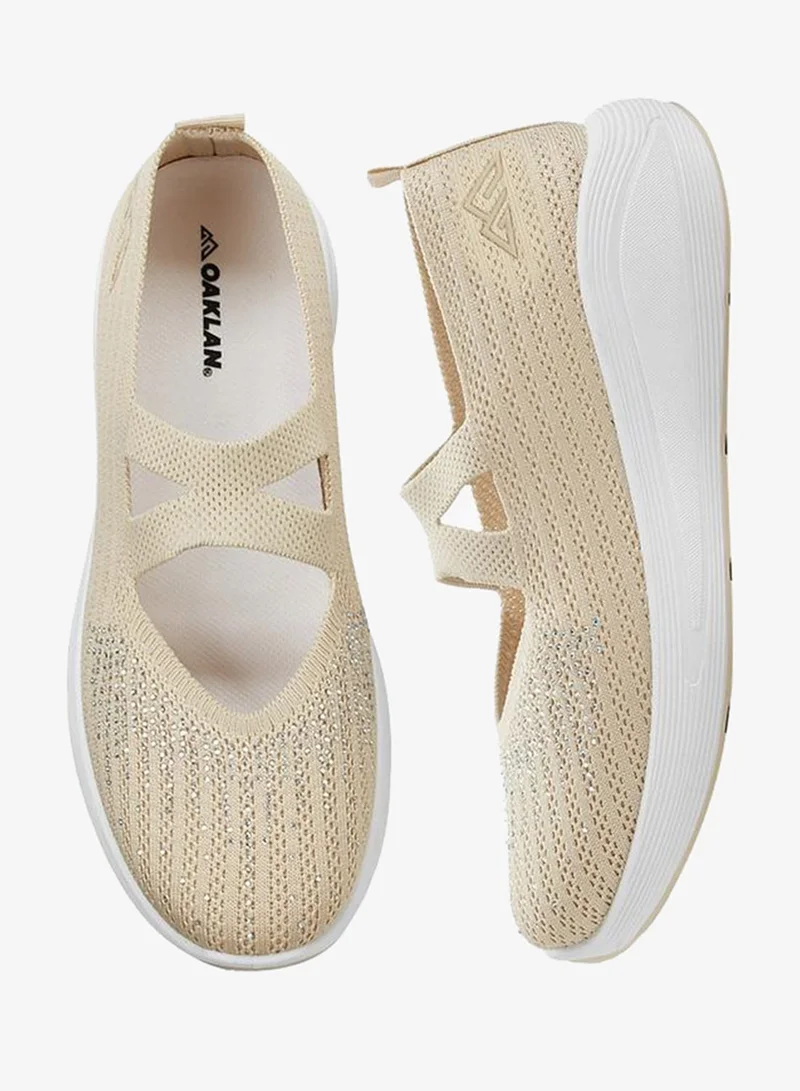 Oaklan by Shoexpress BEIGE Women Slip-On Sports Shoes for Women | Best Price UAE