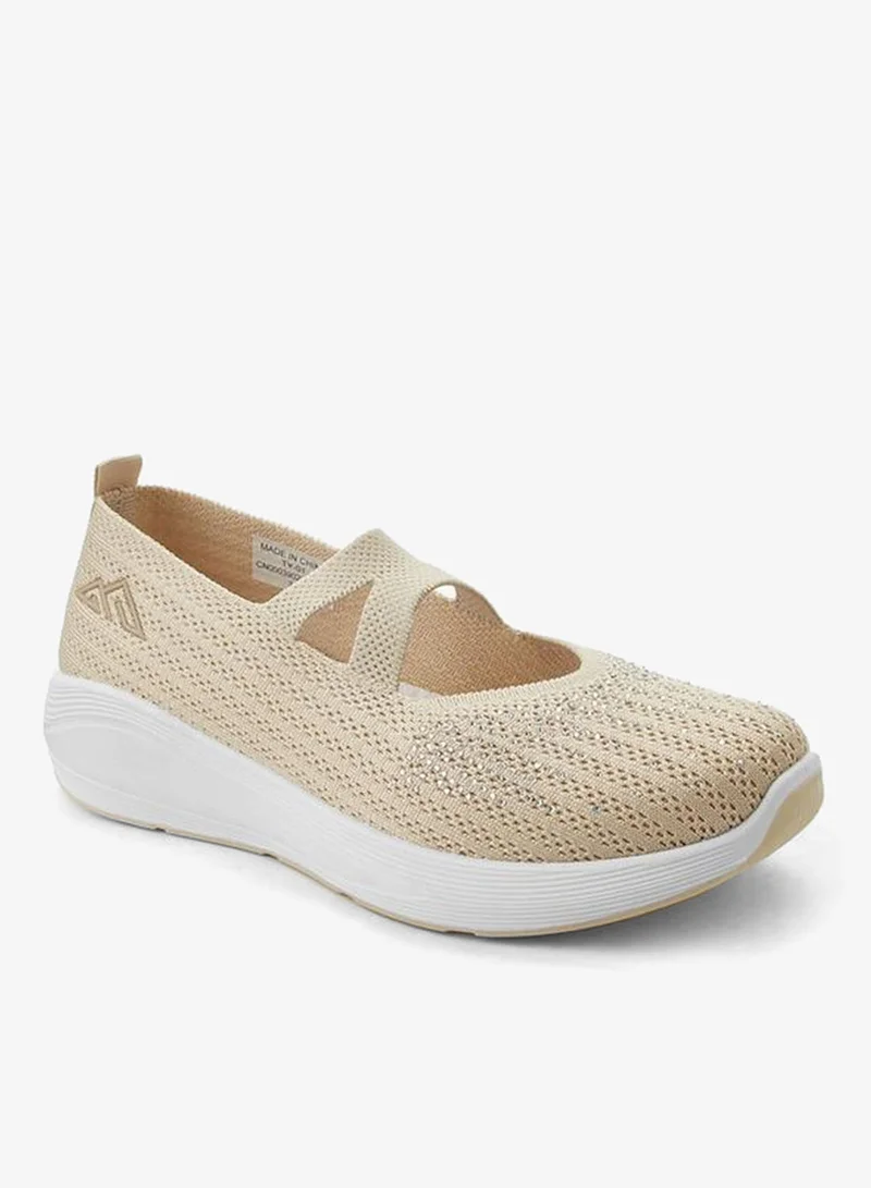 Oaklan by Shoexpress BEIGE Women Slip-On Sports Shoes for Women | Best Price UAE