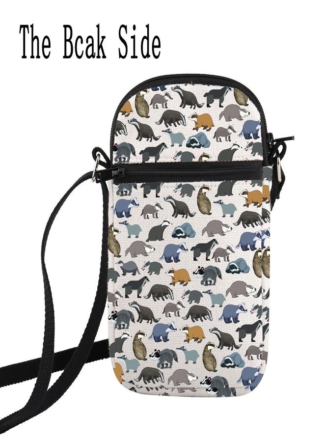 HOLLP Honey Badger Lovers Housewarming Gift Honey Badger Don't Care Crossbody Bag Wild Animals Gift (HONEY BADGER) - Image 4