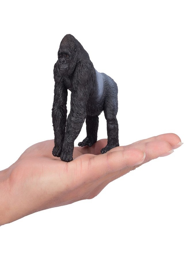 MOJO Gorilla Silverback Realistic International Wildlife Hand Painted Toy Figurine Small - Image 5