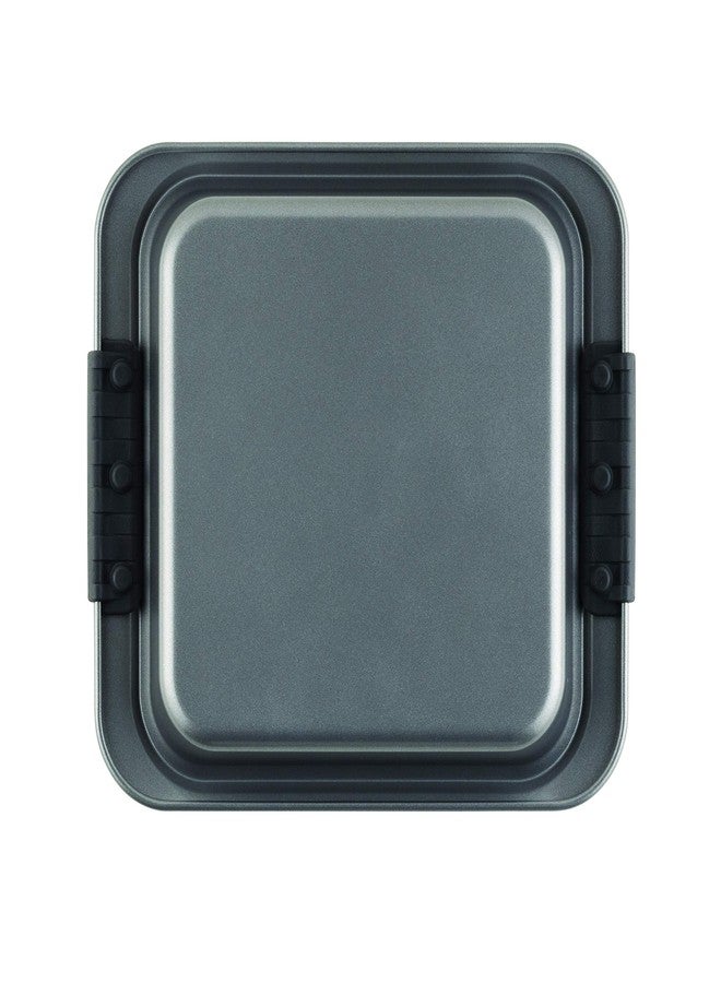 Anolon Advanced Nonstick Baking Pan / Nonstick Cake Pan, Square - 9 Inch, Gray - Image 3
