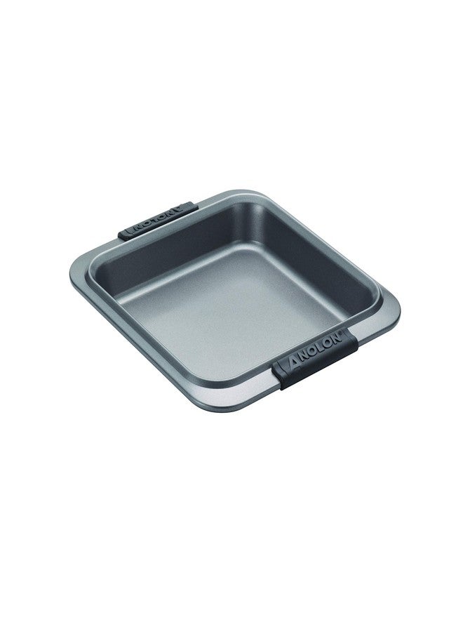 Anolon Advanced Nonstick Baking Pan / Nonstick Cake Pan, Square - 9 Inch, Gray - Image 4
