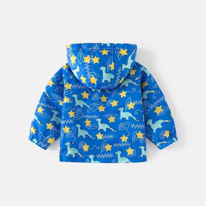 Children'S Jacket Style Boys' Hooded Coat Baby Lightweight Sun Protection Clothing Korean Style Zipper Shirt - Image 4