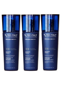 Tec Italy Hair Fortifying Shampoo Tonico For Volume & Resistance (Pack Of 3)  - Image 1