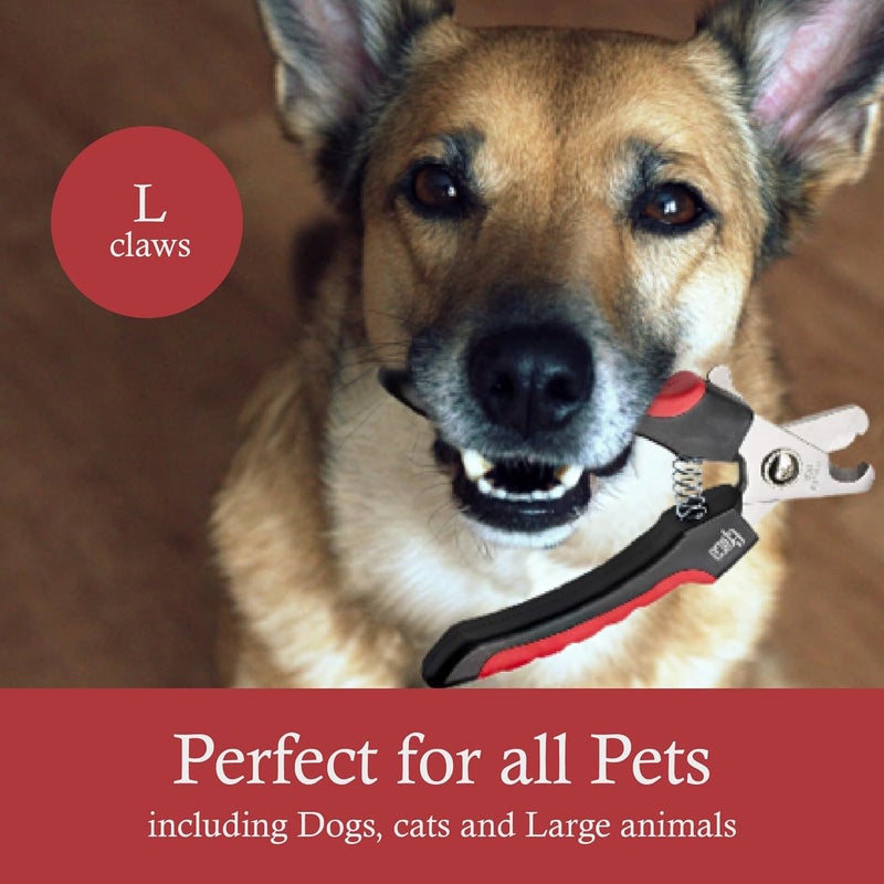 Epica Professional Dog Nail Clipper | Dog Nail Clippers for Large Dogs | Easy and Safe Dog Grooming Clippers |Heavy Duty Cat Nail Clipper with Safety Guard (Large) - Image 5