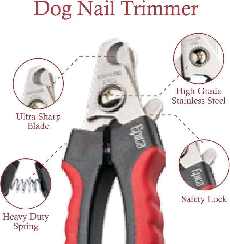 Epica Professional Dog Nail Clipper | Dog Nail Clippers for Large Dogs | Easy and Safe Dog Grooming Clippers |Heavy Duty Cat Nail Clipper with Safety Guard (Large) - Image 4