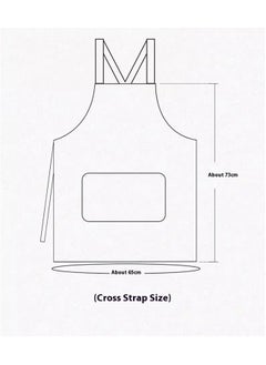 Generic Adjustable Chef Apron，Chef Apron Gardening Apron for Men Women with Large Pockets and Adjustable Straps, Work Apron  - Image 5