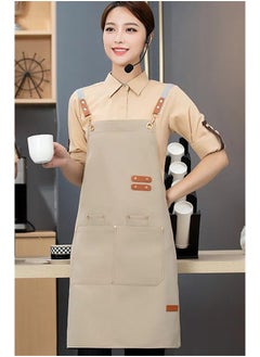 Generic Adjustable Chef Apron，Chef Apron Gardening Apron for Men Women with Large Pockets and Adjustable Straps, Work Apron  - Image 2