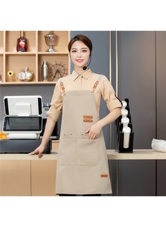 Generic Adjustable Chef Apron，Chef Apron Gardening Apron for Men Women with Large Pockets and Adjustable Straps, Work Apron  - Image 1