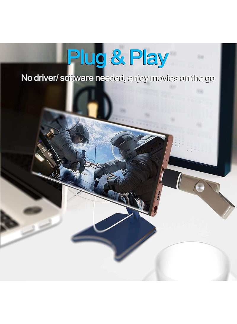 USB C Adapter 2 Pack Type C to USB 3.0 Converter OTG Connector Compatible with MacBook iPad iPhone Samsung Huawei Laptop Tablet Fast Data Transfer and Charging - Image 4