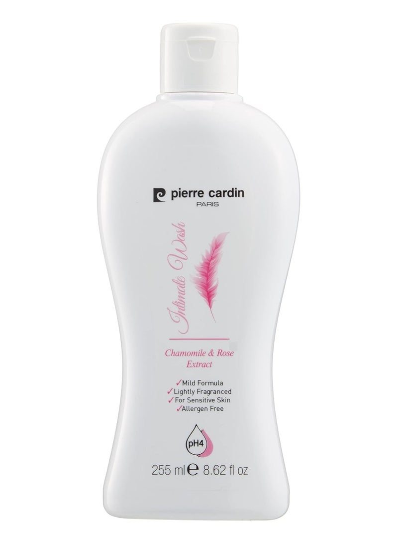 pierre cardin Intimate Wash Chamomile & Rose Extract pH4 255 ml - Image 2