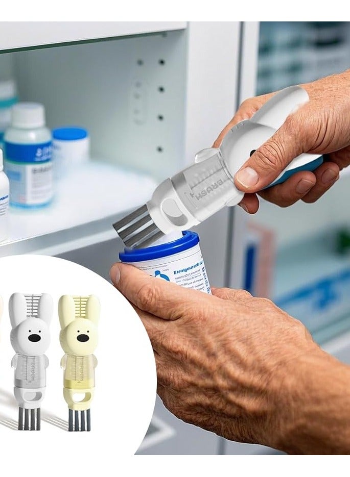 4 in1 Cup Lid Cleaning Brush,New Crevice Cleaning Brush,Multifunction Bottle Cup Lid Brush,Water Bottle Cleaner Brush for Tight Spaces Cup,Portable Gap Cleaning Brush  - Image 2
