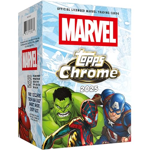 Topps 2025 Marvel Comics Chrome – Factory Sealed – Value Box - Image 1