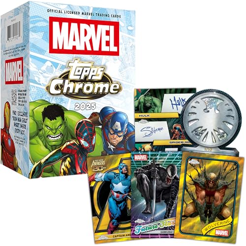 Topps 2025 Marvel Comics Chrome – Factory Sealed – Value Box - Image 2
