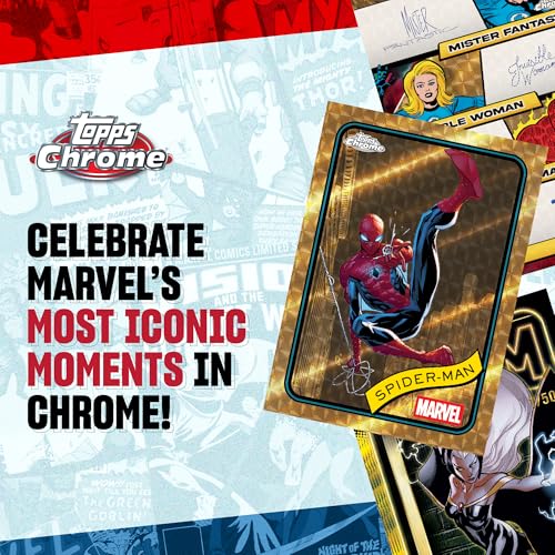 Topps 2025 Marvel Comics Chrome – Factory Sealed – Value Box - Image 3