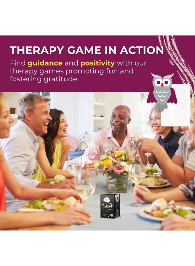 NIBEMINENT Totem: Self-Esteem & Family Bonding Game Ages 8+ - Therapy Games for Kids, Teens, Adults, Counselors - Team Building Games for Work - Group Therapy Conversation Cards for Mental Health - Image 4