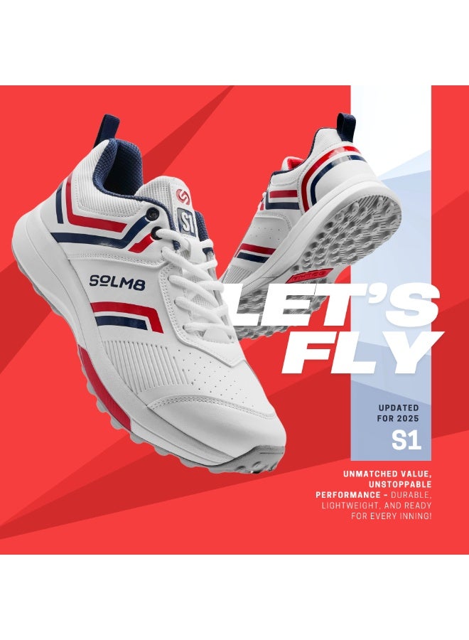 SOLM8 S1 Rubber Spikes - Lightweight Cricket Shoes for Men and Women - Durable Grip, Superior Protection (2025 Edition) - Image 2