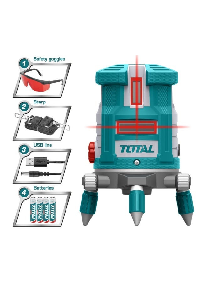 TOTAL Total Laser scale, 5 red lines, 30 meters TLL306505