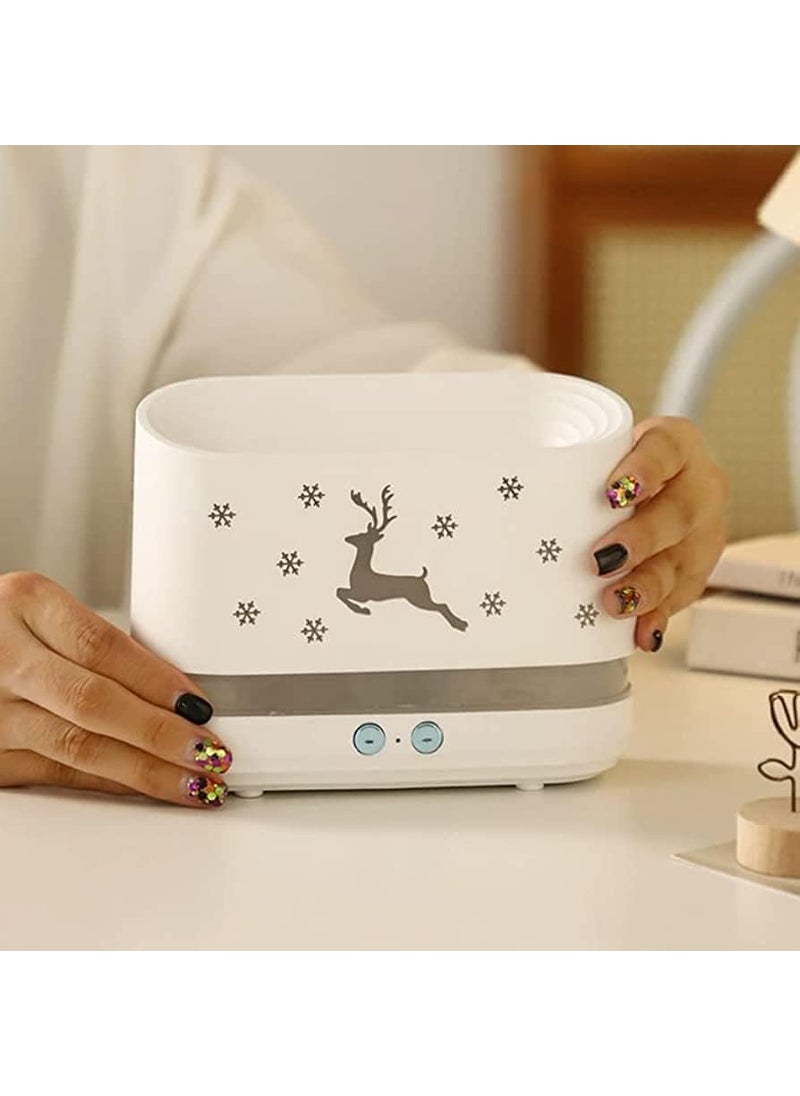 RPR ENTERPRISES - RPR ENTERPRISES Premium Flame Diffuser Humidifier Realistic Flame Effect Auto ShutOff Aromatherapy Night Light Night Light for home Plastic Essential Oil Diffuser Oil Diffuser for HomeOffice - Image 1