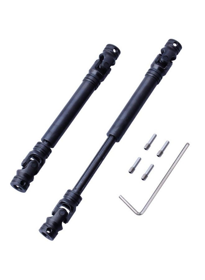 Hobbypark HobbyPark 105-155mm Steel Centre Drive Shaft CVD for 1/10 RC Crawler Axial SCX10 Redcat Gen7 /Pro RC4WD D90 Upgrade Parts Hop-Ups Replacement (2pcs) - Image 1
