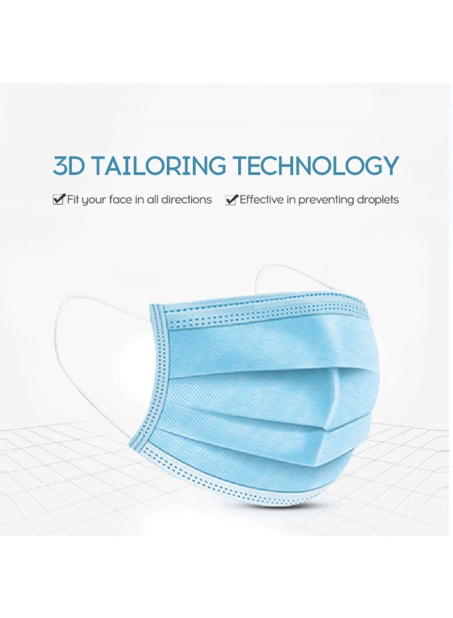 NIBEMINENT 50-Piece Disposable Non-3 Layers Anti-Dust Mouth Guard - Image 2